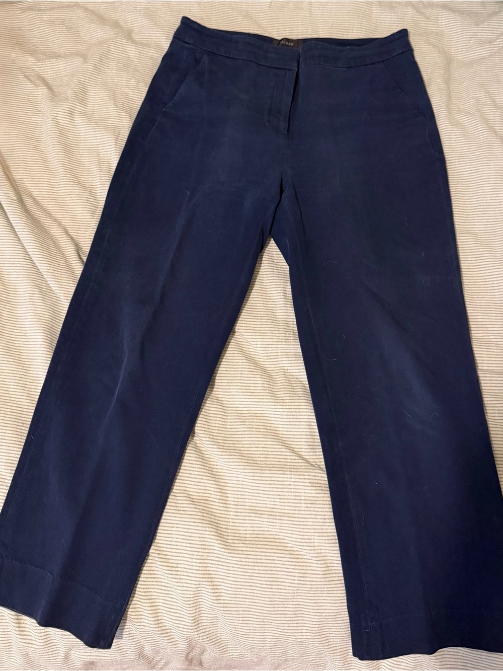 J. Crew Navy Wide-Leg Pants for Women